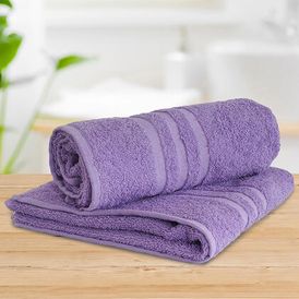 Komplet ręczników frotte STANDARD 2 sztuki fioletowy, 30 x 50 cm 1
