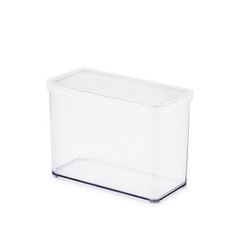 Kwadratowy plastikowy pojemnik na żywność LOFT biały, 2,1 l 1
