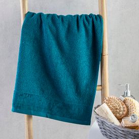 Ręcznik kąpielowy frotte VITO ciemny turkus 70 x 140 cm 1