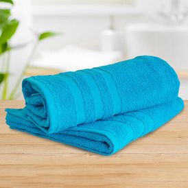 Komplet ręczników frotte STANDARD 2 sztuki turkusowy, 50 x 100 cm 1