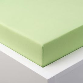 Prześcieradło Jersey z elastanem do napinania, zielone, 180 x 200 cm 1