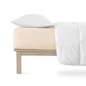 Napinane prześcieradło Jersey z elastanem kawowe, zestaw 2 szt. 90 x 200 cm 1