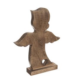 Drewniany anioł MANGO SERDUSZKO 38,5 cm 1