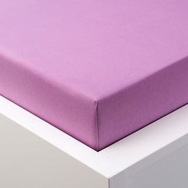 Prześcieradło Jersey z elastanem do napinania, fioletowe, 180 x 200 cm 1